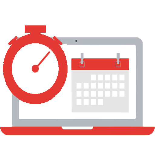 Calendar and stopwatch for event follow-up